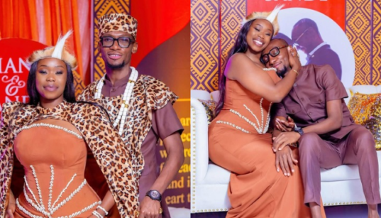Dr Ofweneke together with his newly married wife Diana Ingosi PHOTO/Ofweneke
