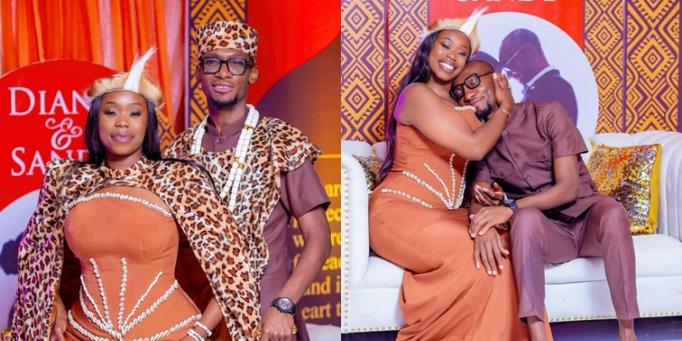 Dr Ofweneke together with his newly married wife Diana Ingosi PHOTO/Ofweneke