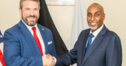 Mr. Abdi Mohamud, the EACC Secretary and Chief Executive Officer, hosted Mr. Andrew Bailey, the Deputy Director of the FBI at EACC Headquarters in Nairobi. PHOTO/ EACC