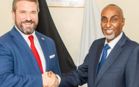 Mr. Abdi Mohamud, the EACC Secretary and Chief Executive Officer, hosted Mr. Andrew Bailey, the Deputy Director of the FBI at EACC Headquarters in Nairobi. PHOTO/ EACC
