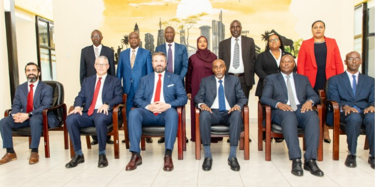 The FBI and the EACC stakeholders during a photo session at EACC Headquarters in Nairobi. PHOTO/ EACC 