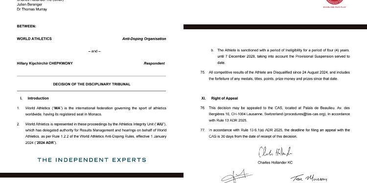 Athletics Integrity Unit Statement on the BanPHOTO/World Athletics Tribunal