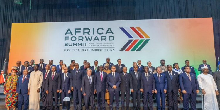 Heads of State and Government During the Official Opening of the Africa Forward summit at the KICC on May 12,2026 PHOTO/PCS