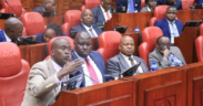 Members of the National Assembly Departmental Committee on National Administration and Internal Security while debating on the issue of State House Nakuru relocation in parliament. PHOTO/ PSC