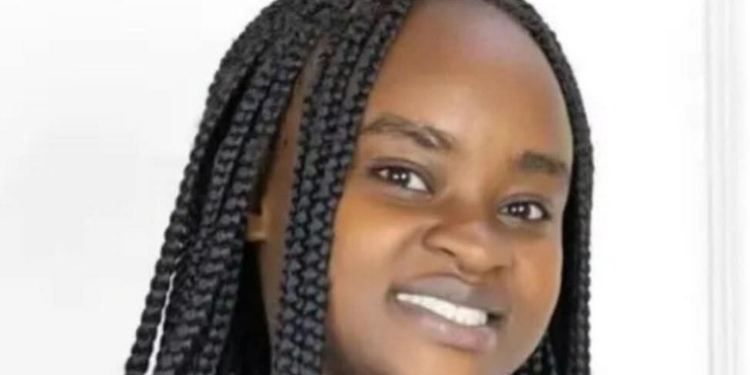 Mercy Wanjiru 23,died in a hospital after her friends left her in a club along Mombasa Road where she was brutally tortured by unknown person PHOTO/Screengrab 