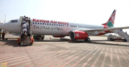 Passengers Board Kenya Airways Plane at the JKIA PHOTO/The Standard