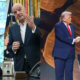 US President Donald Trump and FIFA President Gianni Infantino with the World Cup Trophy at the WhiteHouse in August 22,2025 PHOTO/WhiteHouse