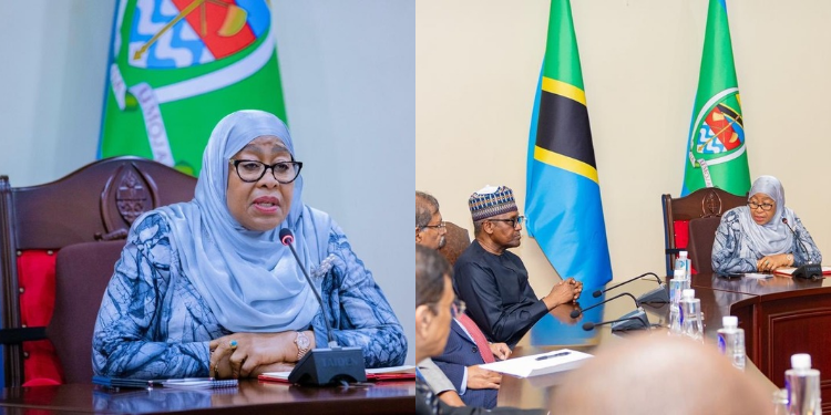 President Samia Suluhu hosts Aliko Dangote at the State House,Dar es Salaam on May 16,2026 to discuss investments and economic growth PHOTO/PCS