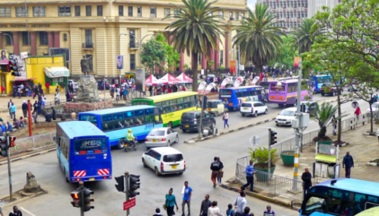 Matatus and Buses Parked at Terminals in Nairobi PHOTO/The Star