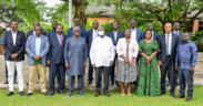 President Museveni,Aliko Dangote and other Stakeholders Discuss the Proposed East Africa Regional Refinery at Nakasero on May 17,2026 PHOTO/PCS