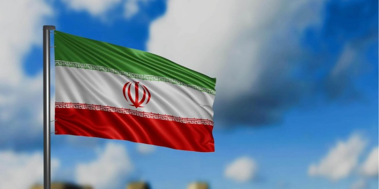Iranian flag on a post. PHOTO/ Google