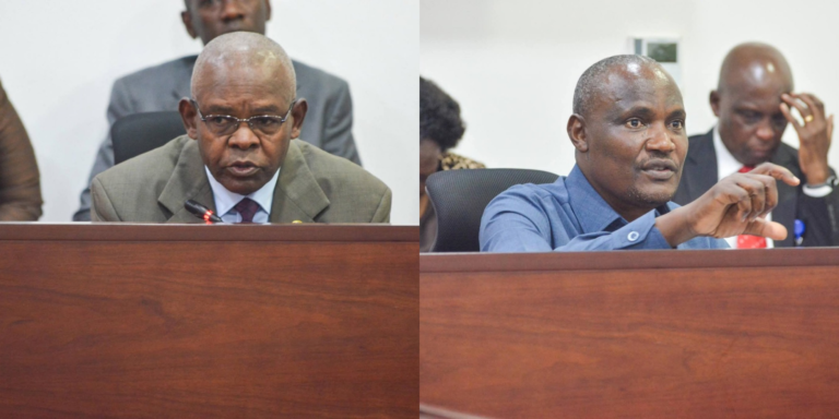 CBK Governor Kamau Thugge, Treasury CS John Mbadi appear before the National Assembly Public Debt and Privatisation Committee on May 26,2026 PHOTO/PoK