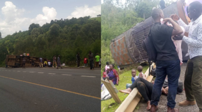 A bus ferrying passengers has overturned at Kapmakaa, Chepsir in Kericho County, leaving several people with injuries.