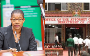 A photo collage of AG Dorcas Agik and the Office of the Attorney General. PHOTO/Courtesy.