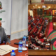 A photo collage of KeRRA Director General Eng. J. K Magondu and a past sitting of the National Assembly