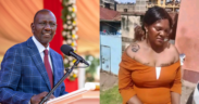 A photo collage of President William Ruto and Rachel Wandeto. PHOTOPCSCourtesy.