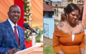 A photo collage of President William Ruto and Rachel Wandeto. PHOTOPCSCourtesy.