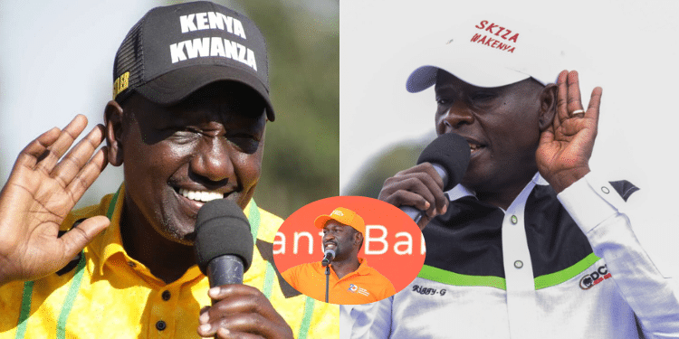 A photo collage of President William Ruto, former DP Rigathi Gachagua and Nairobi Senator Edwin Sifuna. PHOTO/Courtesy.