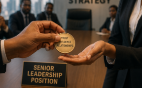 A photo illustrating some of the things needed to get senior leadership positions in Kenya.