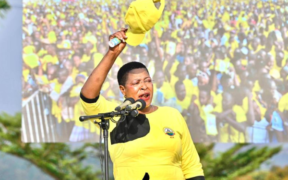 Former Uganda Speaker Anita Among during NRM campaigns on December 15, 2025. PHOTO/Among X.