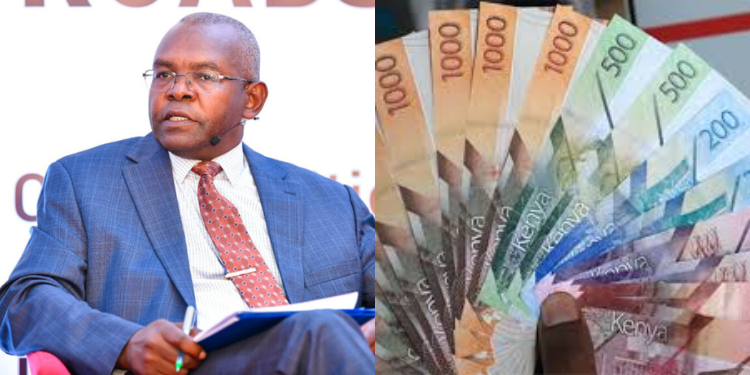 CBK Governor Kamau Thugge and the Kenya shilling notes