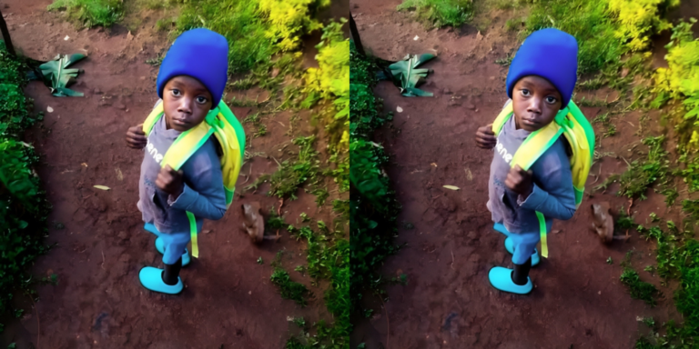 Child kidnapped and found dead . Photo/ Local boy / X