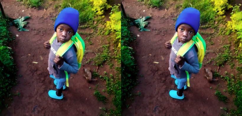 Child kidnapped and found dead . Photo/ Local boy / X