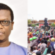 A photo collage of Dr. Luchetu Likaka and a crowd during a past DCP Party rally. PHOTO/FILE/Gachagua X.