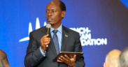 ICT CS William Kabogo speaking during the Africa Forward Private CEOs Luncheon co-hosted by Ecobank and the French-African Foundation on May 11, 2026. PHOTO/Kabogo X.