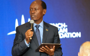 ICT CS William Kabogo speaking during the Africa Forward Private CEOs Luncheon co-hosted by Ecobank and the French-African Foundation on May 11, 2026. PHOTO/Kabogo X.