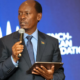 ICT CS William Kabogo speaking during the Africa Forward Private CEOs Luncheon co-hosted by Ecobank and the French-African Foundation on May 11, 2026. PHOTO/Kabogo X.