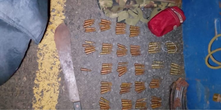 Ammunition recovered by police from a passenger bus PHOTO/DCI