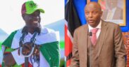 A photo collage of DCP Party leader Rigathi Gachagua and Murang'a Governor Irungu Kang'ata. PHOTO/ Gachagua X/ Murang'a County