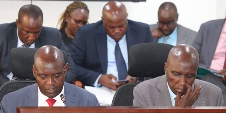 The Tourism and wildlife committee in session at Bunge Towers,parliament. PHOTO/PK FB