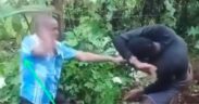 The married man beating another man he found in his house PHOTO/FB