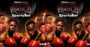 A collage of the poster of the boxing match PHOTO/Obinna IG
