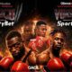 A collage of the poster of the boxing match PHOTO/Obinna IG