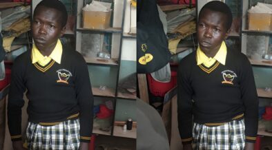 The man in school uniform PHOTO/FB