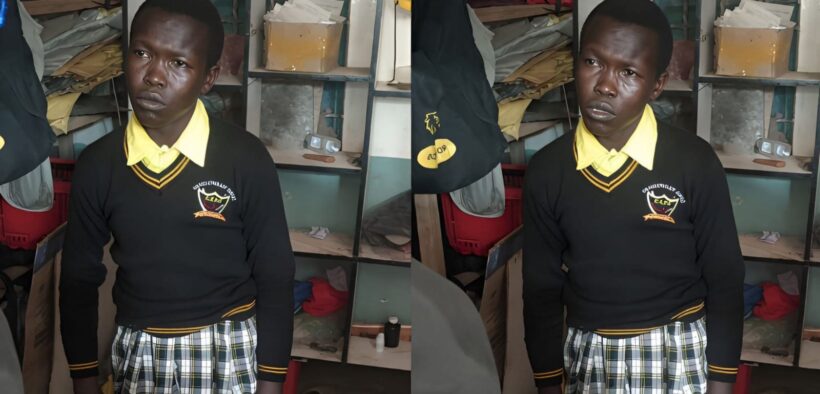 The man in school uniform PHOTO/FB