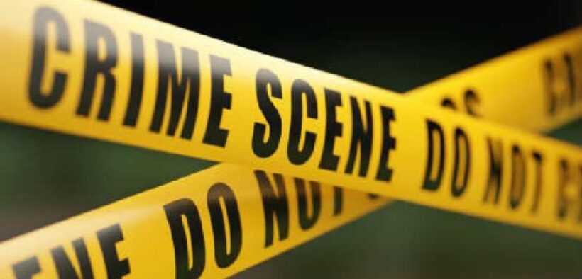 A picture of a crime scene tape PHOTO/Standard