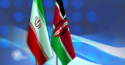 Iran and Kenya Flag