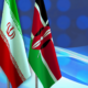 Iran and Kenya Flag