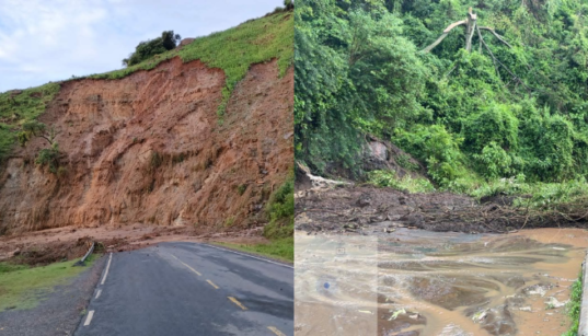 KeNHA has restored traffic flow along Iten - Kabarnet Road. PHOTO/KeNHA.
