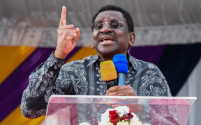 Siaya Governor James Orengo speaking during a burial in Ndori, East Asembo on May 1, 2026. PHOTO/ Orengo X.