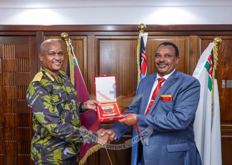 the Kenya Defence Forces (KDF) and the National Youth Service (NYS) reaffirmed their commitment to deepening institutional cooperation during a strategic engagement held at Defence Headquarters in Nairobi.