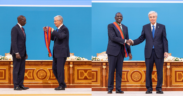 Ruto being Awarded Kazakhstan’s Order of Dostyk Friendship Medal . Photo/ Willam Ruto / X