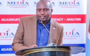 David Omwoyo, the Chief Executive Officer of the Media Council of Kenya (MCK)