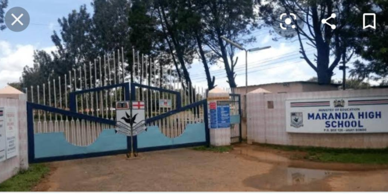 Maranda High School gate. Photo/ Maranda High School / FB
