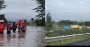 Heavy Rains Paralyse Mombasa Road Near JKIA as Traffic Builds Up Toward CBD