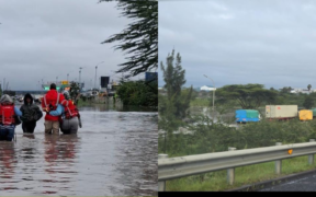 Heavy Rains Paralyse Mombasa Road Near JKIA as Traffic Builds Up Toward CBD